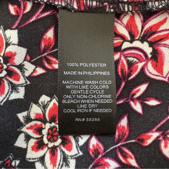 Express Summer Floral Bouquet Handkerchief Hem Boho Dress, Sz M - Picture 14 of 14